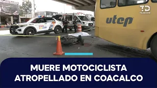 Motorcyclist dies after being struck by a bus in Coacalco; Mexibús L2 experiencing delays