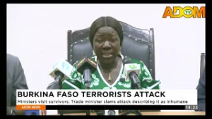 Burkina Faso Attack: Minister visits survivors; Trade mini. slams attack, describing it as inhumane