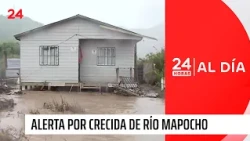 Talagante: Ribera del Río camp evacuated due to rising Mapocho River and frontal system | 24 Hora...