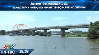 AN GIANG PROVINCIAL LEADERS DEMAND ACCOUNTABILITY AND ACCELERATION OF HO CHI MINH ROAD PROJECT