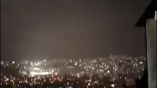 Dios escuchó las súplicas de los capitalinos y llueve por fin en la capital