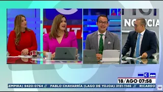 Juan Orlando Hernández's hearing with analyst Rafael Jerez