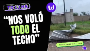 ?️Voladura total de techo en plena tormenta: “cuando llegué quería morir”