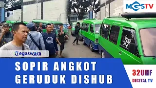 SOPIR ANGKOT TRAYEK 21 DEMO KANTOR DISHUB KOTA BOGOR