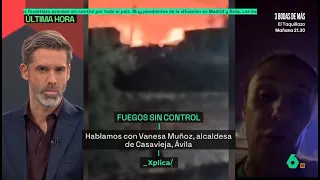 La alcaldesa de Casavieja (Ávila), indignada: "No he tenido información del CECOPI" - laSexta Xplica