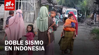 Indonesia records two strong earthquakes in 15 minutes; magnitudes of 7.7 and 6.2