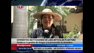 Lara state institutions coordinate plan to strengthen risk management and prevention