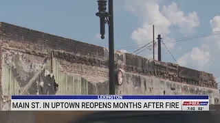 Main Street in Uptown Lexington reopens