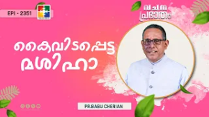 വചനപ്രഭാതം | കൈവിടപ്പെട്ട മശിഹാ | PR. BABU CHERIAN | EPI # 2351