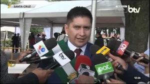 Anuncian nombramiento de alcalde interino de Santa Cruz si Jhonny Fernández va a Palmasola