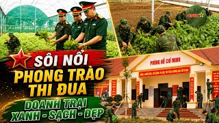 Enthusiastic Competition at the Green, Clean, and Beautiful Barracks Contest | QPVN