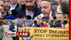 Tv Klan - Protestës në ditën e nëntë i bashkohen sërish pedagogët