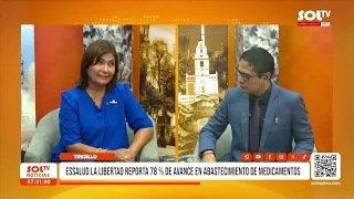 Trujillo: EsSalud La Libertad reports 78% progress in medicine supply