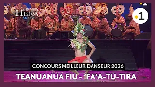 Heiva 2026 : Teanuanua Fiu, meilleur danseur 'Fa'a-Tū-Tira