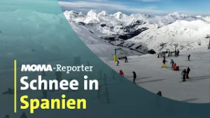 MOMA-Reporter: Schnee in Spanien | ARD Morgenmagazin