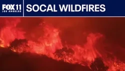 Multiple wildfires burning across Southern California