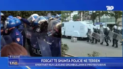 Panik në rrugë! Ambulanca në alarm, protestuesit ia mbathin nëpër lagje, policia u vihet pas me vrap