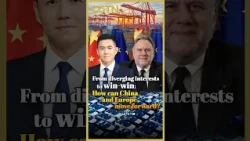From diverging interests to win-win: How can China and Europe move forward?
