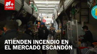 Fire Scare Sparks Panic at Escandón Market in Miguel Hidalgo Borough