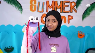 ورشة صناعة الدمى المتحركة ضمن المخيم الإعلامي الصيفي في مركز القطارة للفنون