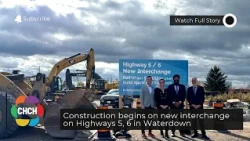 Construction begins on new interchange on Highways 5, 6 in Waterdown