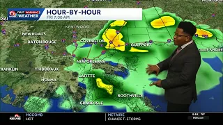 Elevated rain chances return to Louisiana's weather forecast by this weekend