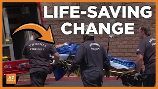Phoenix reporter experiences firefighters' life-saving cold bag