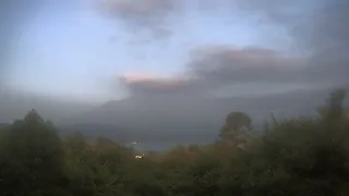 山中湖ライブカメラ タイムラプス映像（2026年7月24日） 提供：UTYテレビ山梨