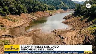 Bayano Lake water levels drop due to the severity of El Niño