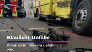 Blaulicht im Verkehr: Risiken erklärt I Sachsen Fernsehen