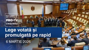 Știrile PRO TV (ORA 13:00) | LEGE VOTATĂ PROMULGATĂ PE RAPID | Moldova