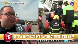 Emergency Drill at the Rosario-Victoria Bridge Toll Plaza
