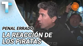 Belgrano fans' reaction after the draw with Huracán and the missed penalty