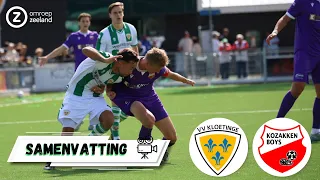 KLOETINGE GEEFT RUIME VOORSPRONG WEG BIJ DEBUUT DE KLERK 😔| Samenvatting Kloetinge - Kozakken Boys 🎥