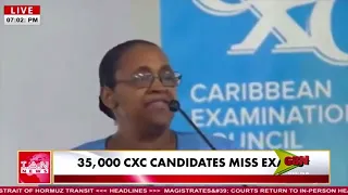 35,000 Miss 2026 CXC Exams