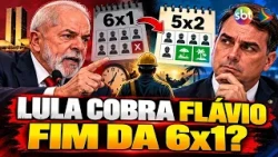 Lula demands Flávio Bolsonaro support the end of the 6x1 work schedule