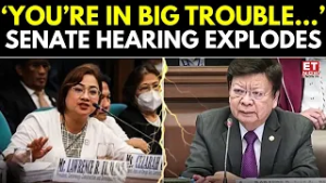 Philippines Senate LIVE: Tempers Explode! Fiery Warning Rocks High-Stakes Hearing | ET Now | Manila