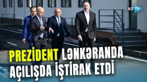 Prezident Lənkərana səfər etdi: dövlət başçısı Dövlət Peşə Təhsil Mərkəzinin açılışında iştirak etdi