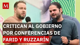 Ruzzarín y Farid Dieck en Veracruz: esto costaron sus conferencias al gobierno local