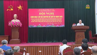 Nhac Mieu Village Party Cell holds thematic meeting