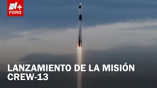 Crew-13 launches to the International Space Station