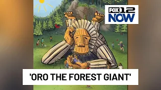 Telling the story of 'Oro the Forest Giant,' a Hillsboro park play structure