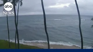 Active hurricane warning for Hawaii's big island