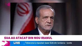SUA au atacat din nou Iranul: Teheranul susține că a lovit baze americane din Iordania