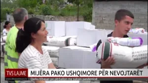 MIJËRA PAKO USHQIMORE PËR NEVOJTARËT