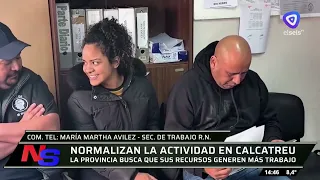 Río Negro garantiza empleo local y normaliza la actividad de Calcatreu