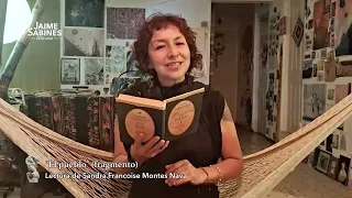 Jaime Sabines 100 years | Excerpt from "The People" | Sandra Francoise Montes Nava