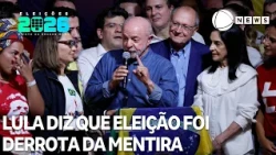 Lula says election was a defeat for lies and advocates for digital platform regulations
