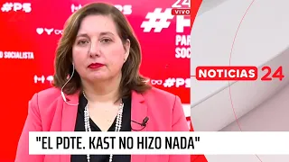 Senator Vodanovic on Milei's remarks about Allende: "President Kast did nothing"