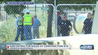 Man is dead after an incident at a construction site in Wichita